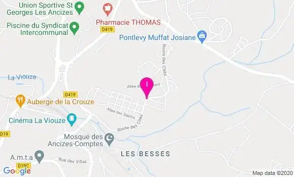 Localisation Jacqueline Coyard
