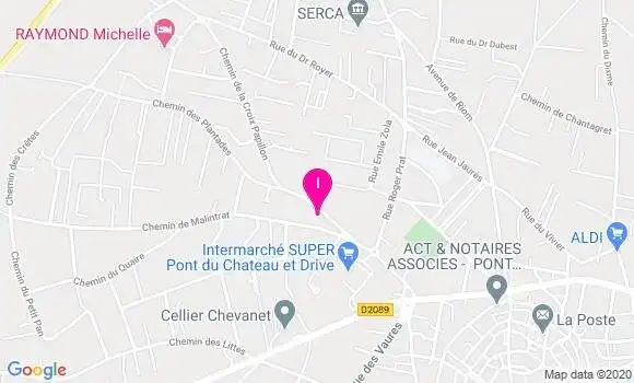 Localisation Jocelyne Bargoin