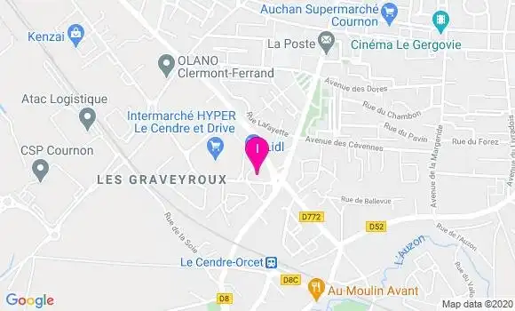 Localisation Nordine Chaib
