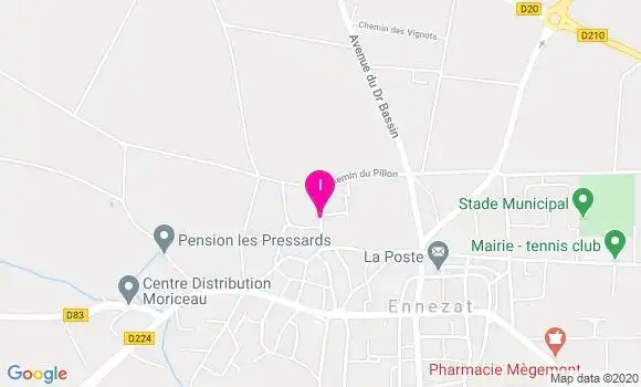 Localisation Sandrine Amirault