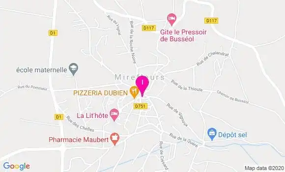 Localisation Nelly Pelachale