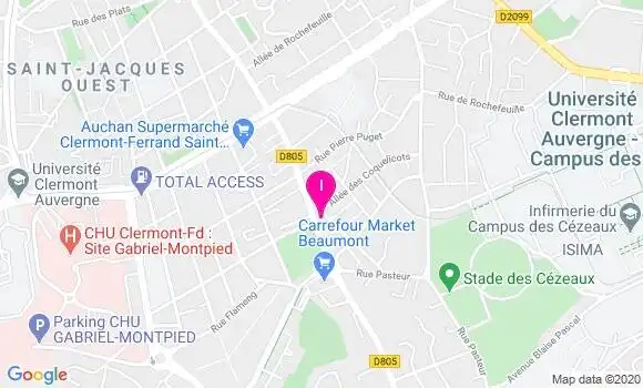 Localisation Catherine Chaput
