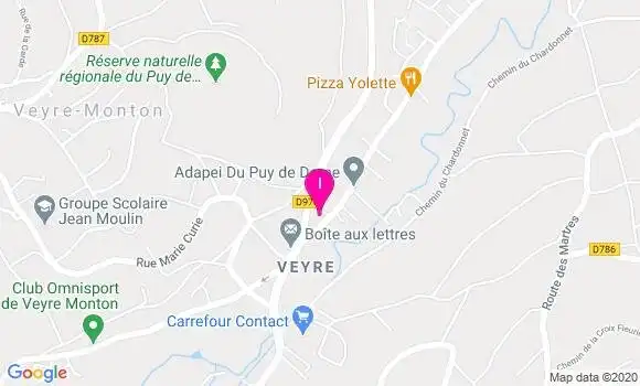 Localisation Martine Chapron
