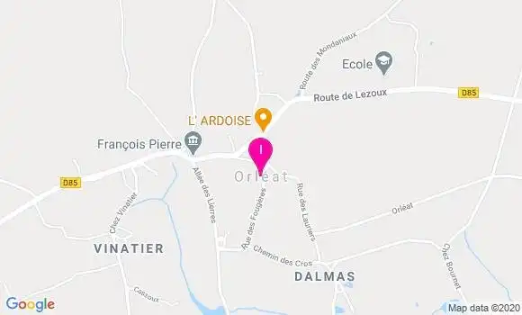Localisation Virginie Saint Andre