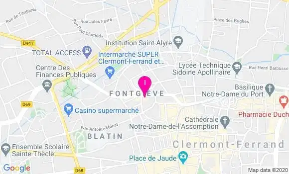 Localisation Danielle Planeix