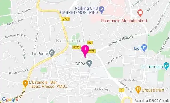 Localisation Emmanuelle Auriche