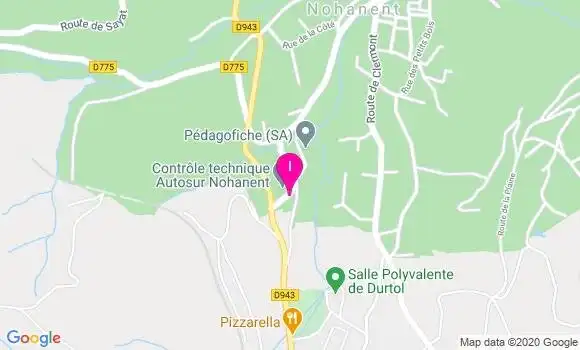 Localisation Romaric Ginestet