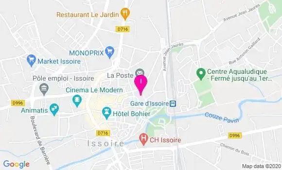 Localisation Evelyne Debel
