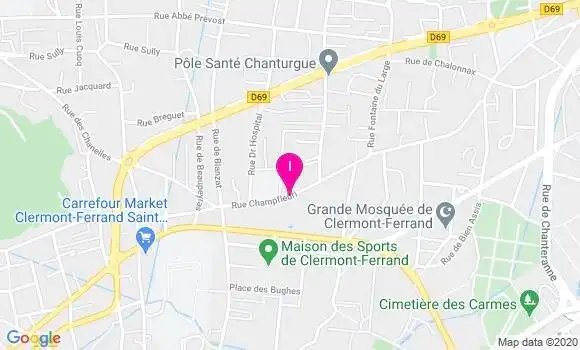 Localisation Julie Gouet