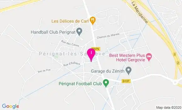 Localisation Isabelle Trevisiol