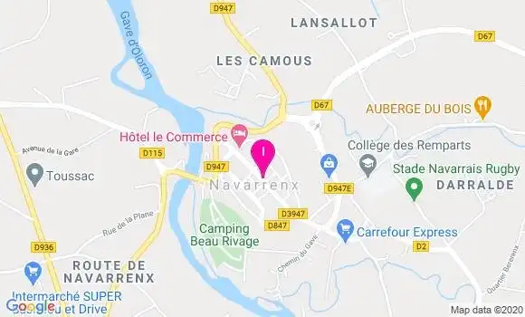 Localisation Francine Marimbordes
