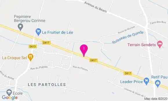 Localisation Jean Francois Brousse