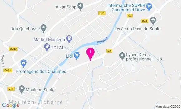 Localisation Maryse Etchebehere