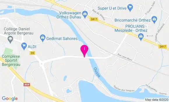 Localisation Bertrand Bourdette