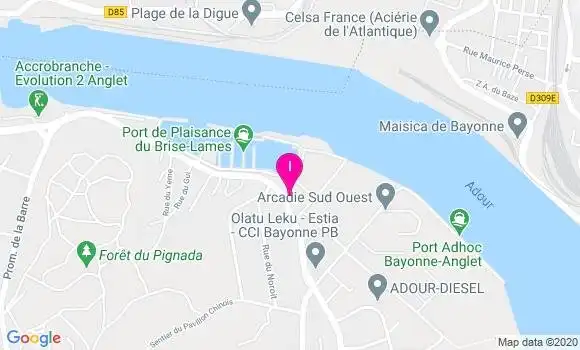 Localisation Lydie Curutchet