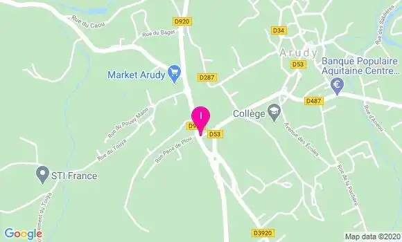 Localisation Isabelle Colin