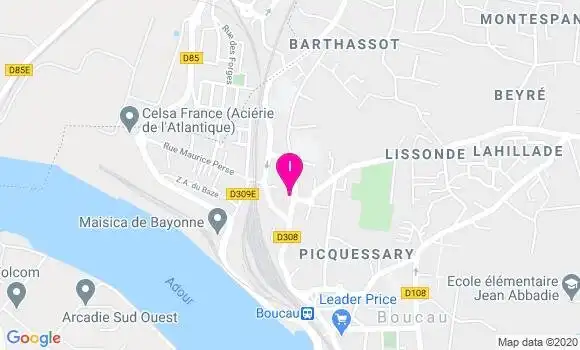 Localisation Pauline Dulon