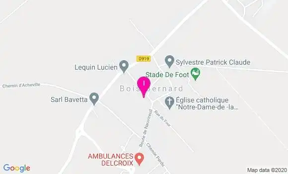 Localisation Mallory Felix