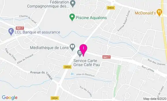 Localisation Julie Fogues