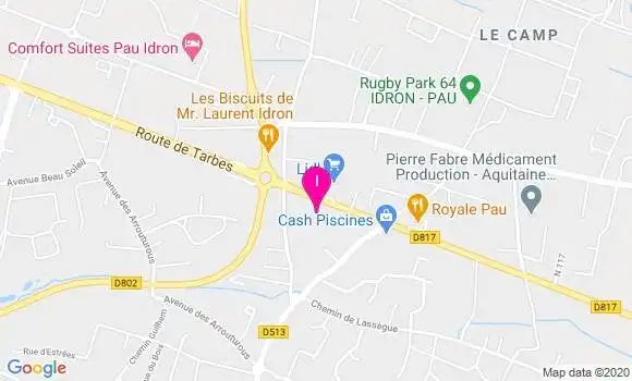 Localisation Anthony Frere
