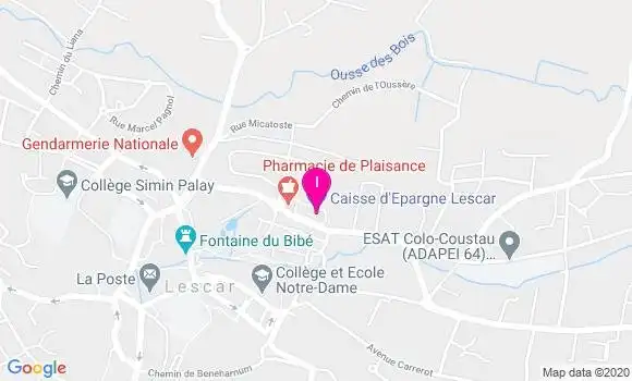 Localisation Franck Legeay