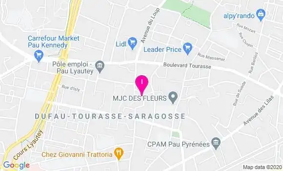 Localisation Camille Estines