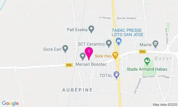 Localisation Caroline Delarue