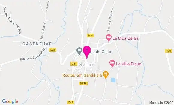 Localisation Marie Claude Puyau Cibat