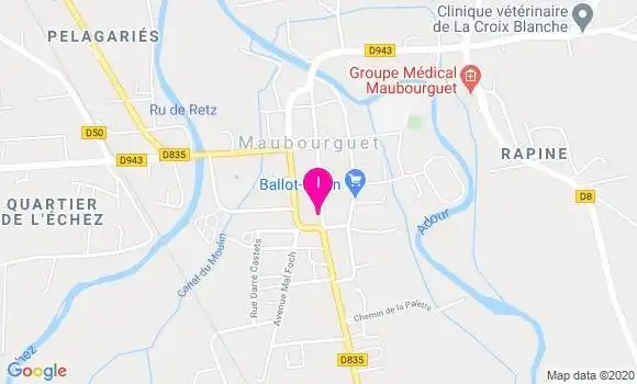 Localisation Isabelle Capdegelle