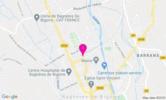 Localisation Karine Dubau