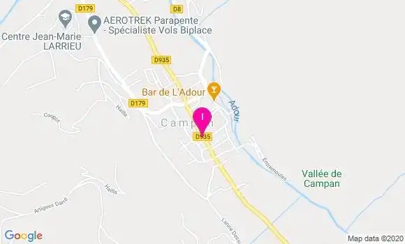 Localisation Sabrina Fourcade