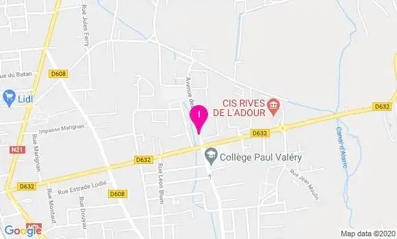 Localisation Cecile Rouge