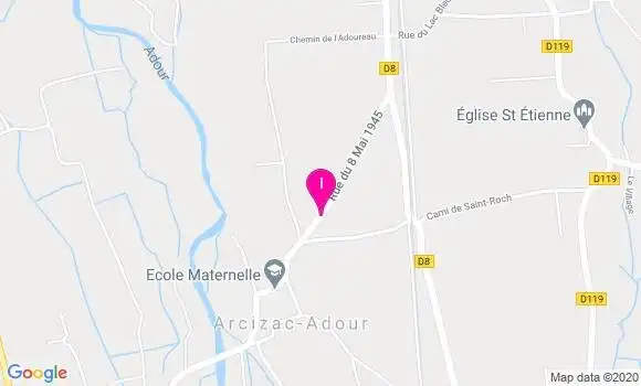 Localisation Vanina Pene