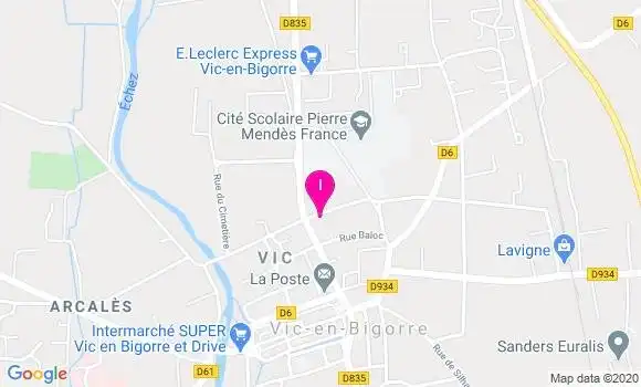 Localisation Sandrine Joseph