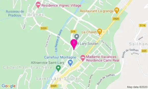 Localisation Dominique Vidou