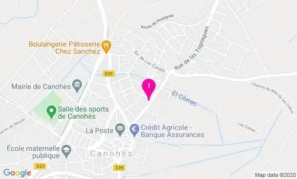 Localisation Nathalie Sebyre