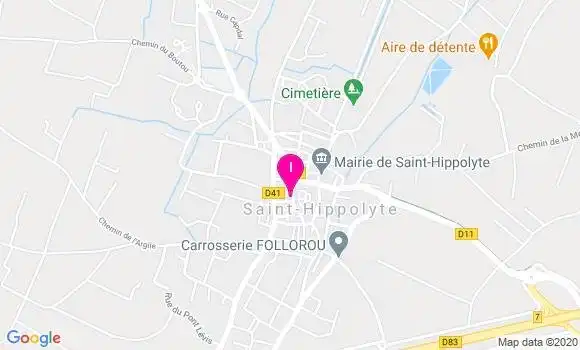 Localisation Yolande Pons Barlaud