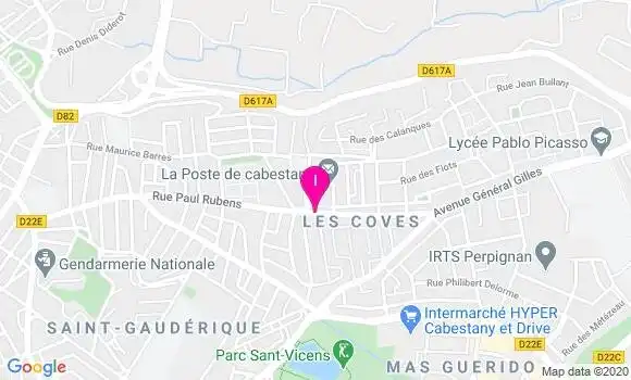 Localisation Blandine Guesmia