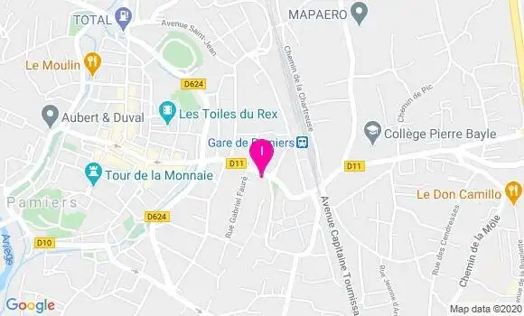 Localisation Muriel Sidan