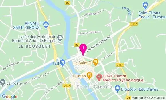 Localisation Isabelle Dhennin