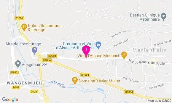 Localisation Martine Schott Hager