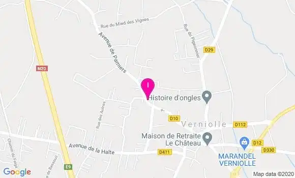 Localisation Arlette Chelle