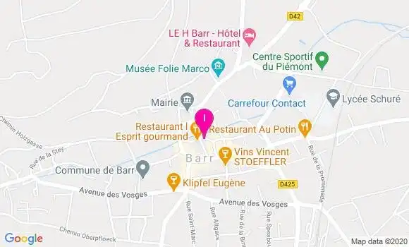 Localisation Carole Dilinger