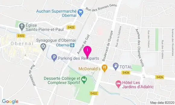Localisation Blandine Gayet