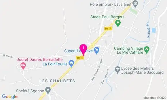 Localisation Pierre Chust