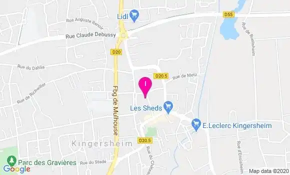 Localisation Virginie Claerr