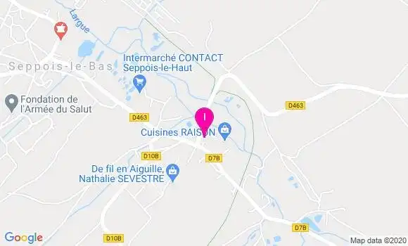 Localisation Emilie Gaspard