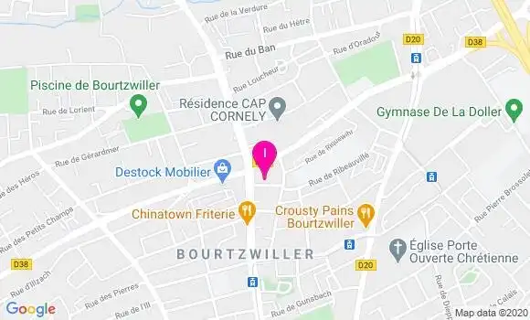 Localisation Sabrina Johann