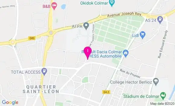 Localisation Aurore Gisselbrecht