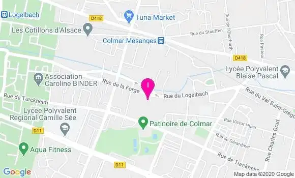 Localisation Bernard Streicher